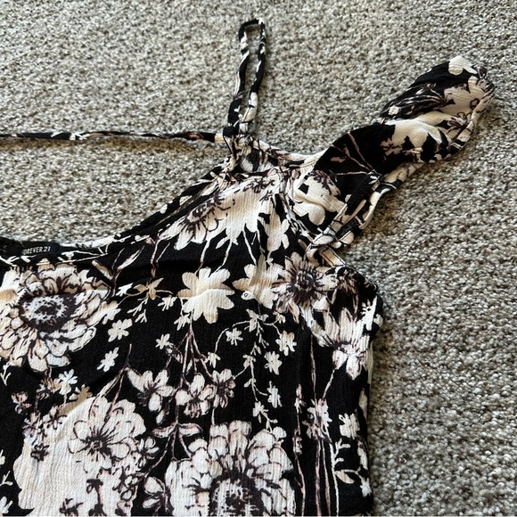 Forever 21 L Black White Floral Off Shoulder Top R $35 - Picture 6 of 10